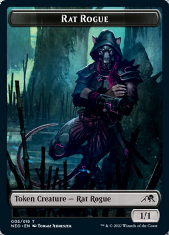 Rat Rogue Token [Kamigawa: Neon Dynasty Tokens] - The Mythic Store | 24h Order Processing