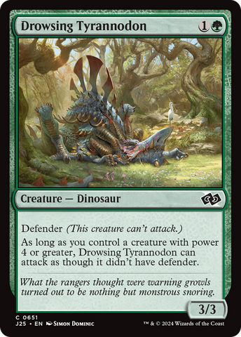 Drowsing Tyrannodon [Foundations Jumpstart] - The Mythic Store | 24h Order Processing