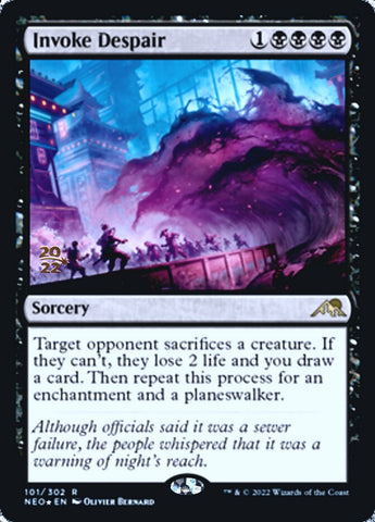 Invoke Despair [Kamigawa: Neon Dynasty Prerelease Promos] - The Mythic Store | 24h Order Processing