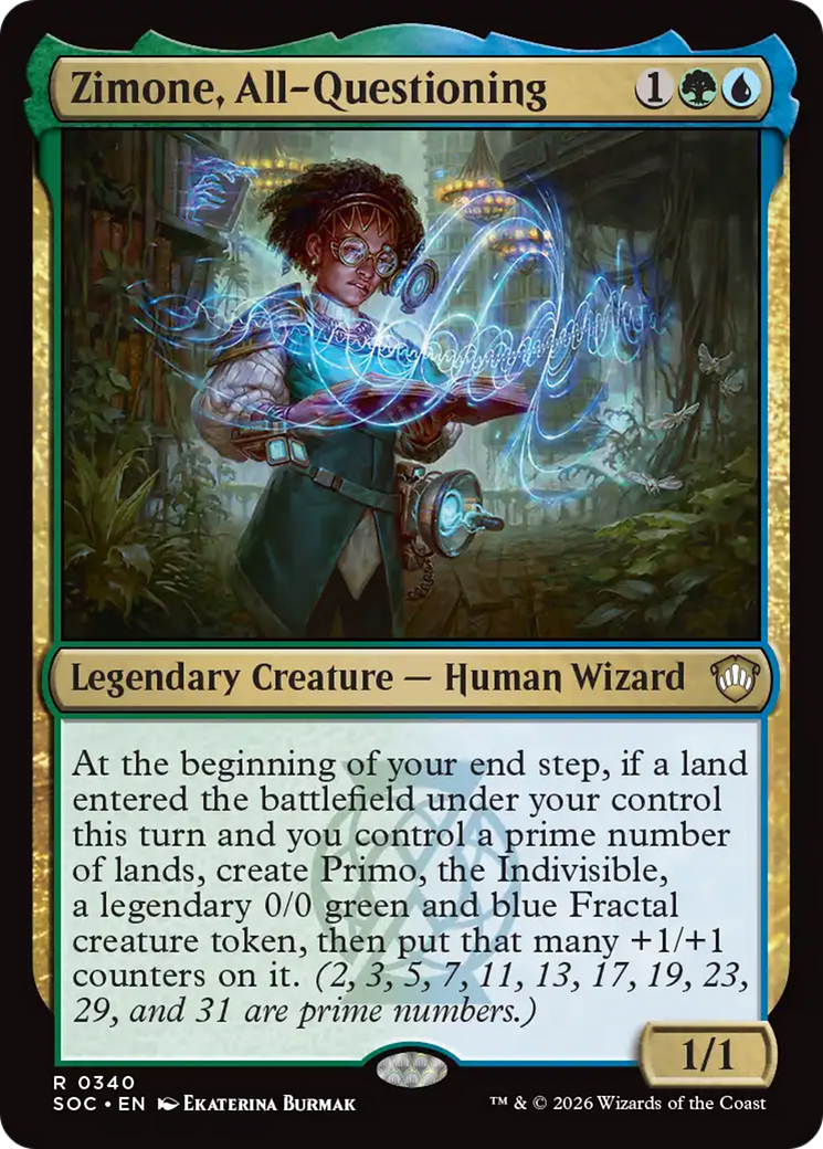 Zimone, All-Questioning [Secrets of Strixhaven Commander] - The Mythic Store | 24h Order Processing