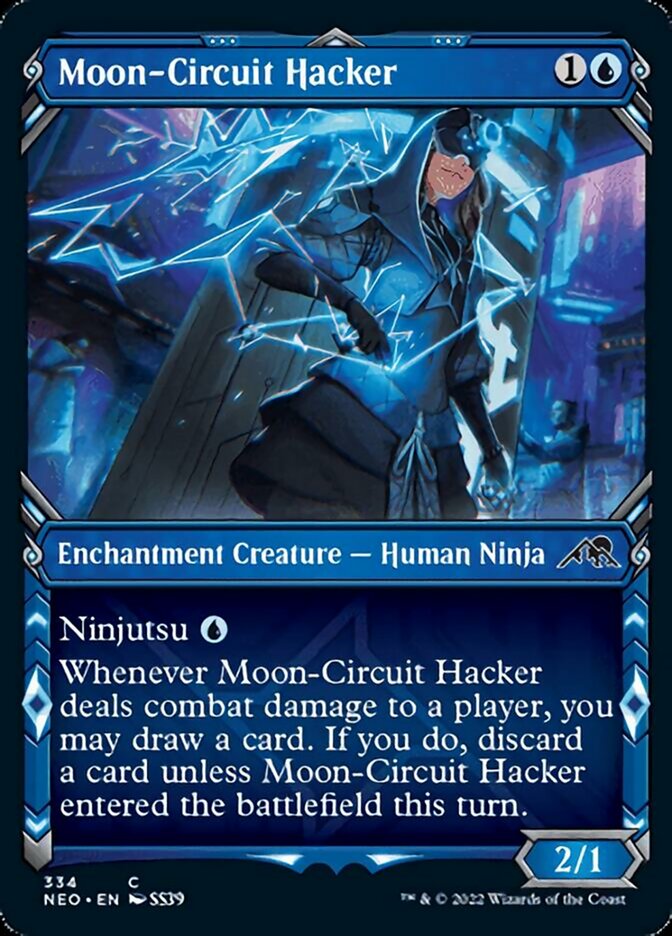 Moon-Circuit Hacker (Showcase Ninja) [Kamigawa: Neon Dynasty] - The Mythic Store | 24h Order Processing