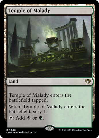 Temple of Malady [Commander Masters] - The Mythic Store | 24h Order Processing