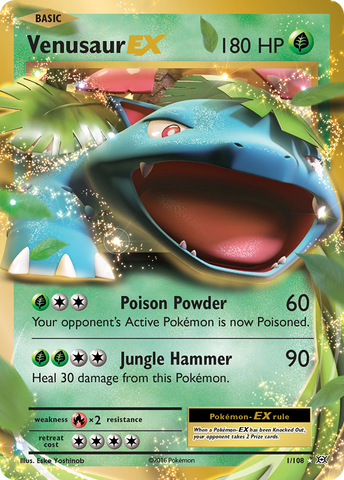 Venusaur EX (1/108) [XY: Evolutions] - The Mythic Store | 24h Order Processing