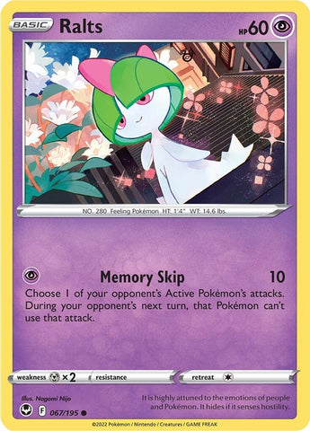 Ralts (067/195) [Sword & Shield: Silver Tempest] - The Mythic Store | 24h Order Processing