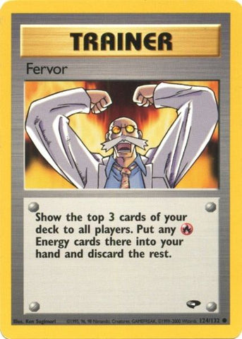 Fervor (124/132) [Gym Challenge Unlimited] - The Mythic Store | 24h Order Processing