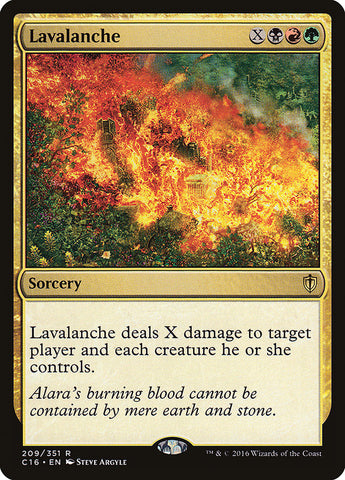 Lavalanche [Commander 2016] - The Mythic Store | 24h Order Processing