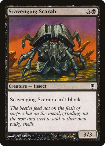 Scavenging Scarab [Darksteel] - The Mythic Store | 24h Order Processing