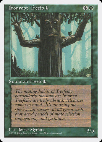 Ironroot Treefolk [Fourth Edition] - The Mythic Store | 24h Order Processing