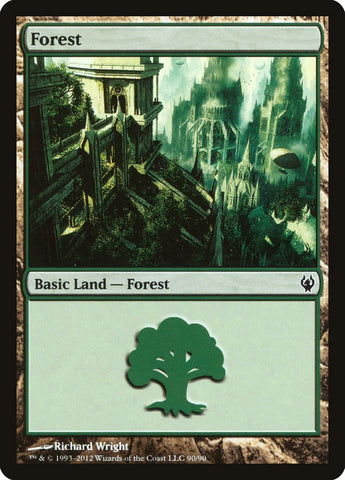 Forest (90) [Duel Decks: Izzet vs. Golgari] - The Mythic Store | 24h Order Processing