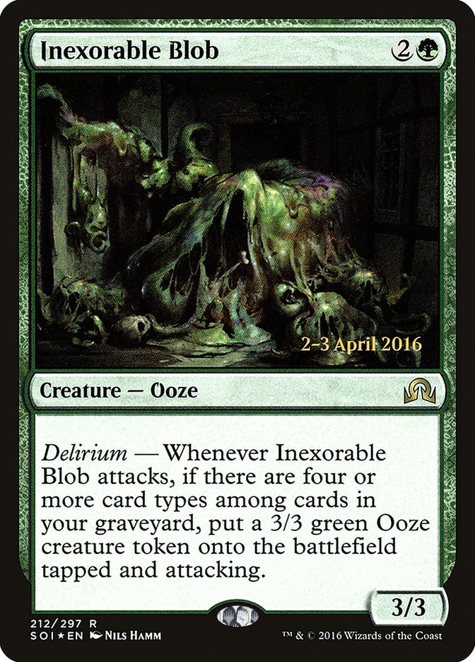 Inexorable Blob [Shadows over Innistrad Prerelease Promos] - The Mythic Store | 24h Order Processing