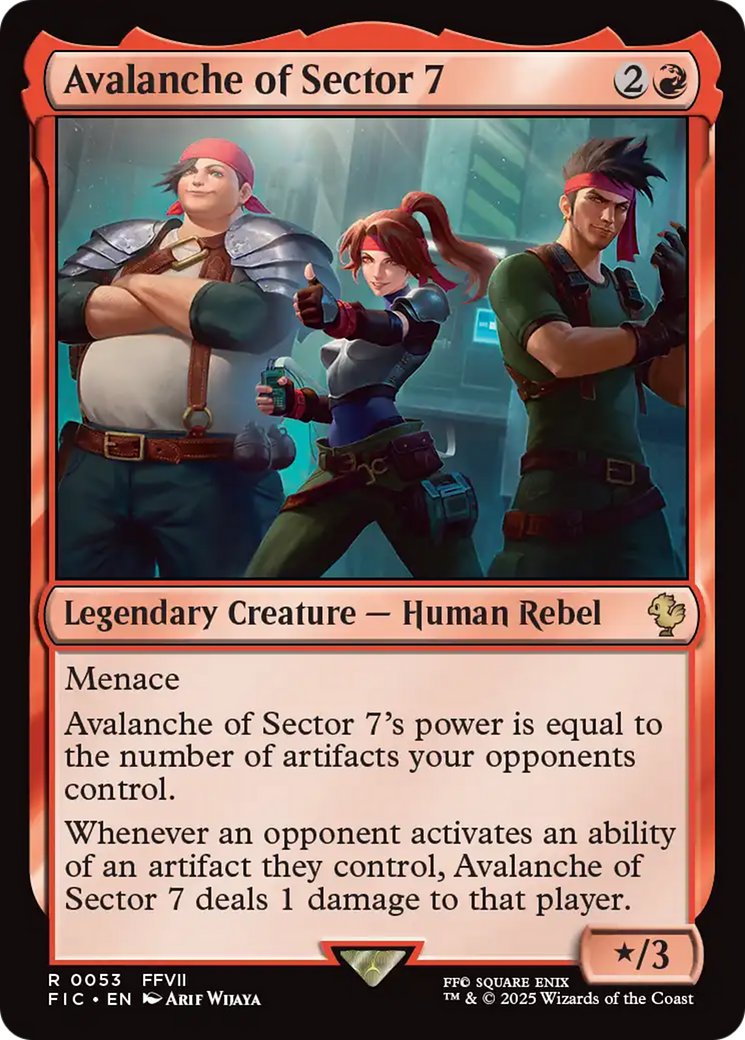 Avalanche of Sector 7 [FINAL FANTASY Commander] - The Mythic Store | 24h Order Processing