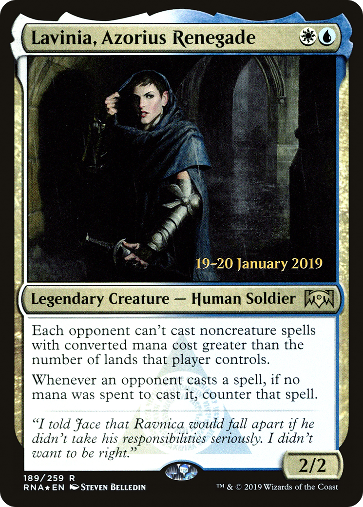 Lavinia, Azorius Renegade [Ravnica Allegiance Prerelease Promos] - The Mythic Store | 24h Order Processing
