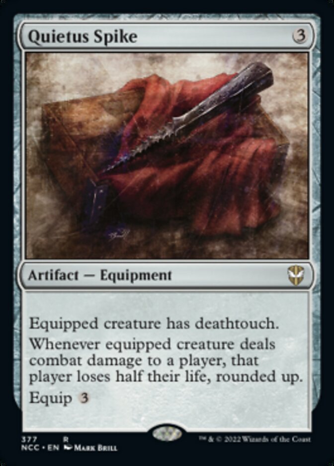 Quietus Spike [Streets of New Capenna Commander] - The Mythic Store | 24h Order Processing