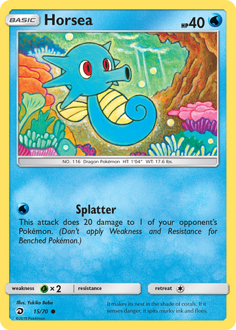 Horsea (15/70) [Sun & Moon: Dragon Majesty] - The Mythic Store | 24h Order Processing