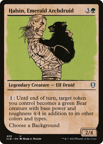 Halsin, Emerald Archdruid (Showcase) [Commander Legends: Battle for Baldur's Gate] - The Mythic Store | 24h Order Processing