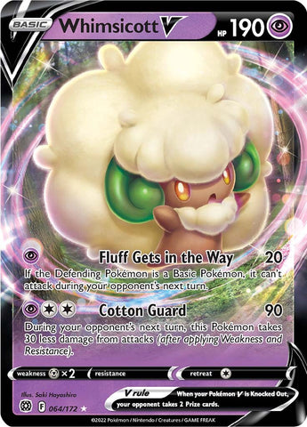 Whimsicott V (064/172) [Sword & Shield: Brilliant Stars] - The Mythic Store | 24h Order Processing