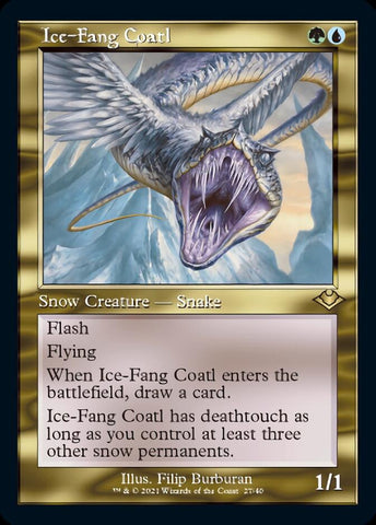 Ice-Fang Coatl (Retro) [Modern Horizons] - The Mythic Store | 24h Order Processing