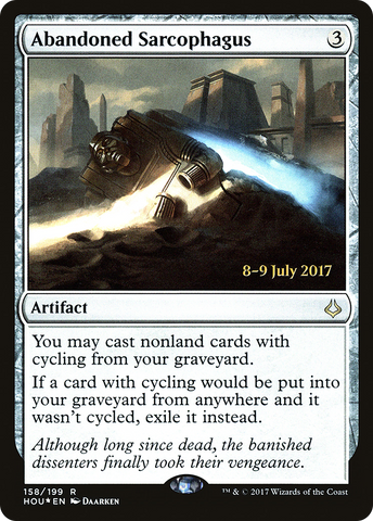 Abandoned Sarcophagus [Hour of Devastation Prerelease Promos] - The Mythic Store | 24h Order Processing