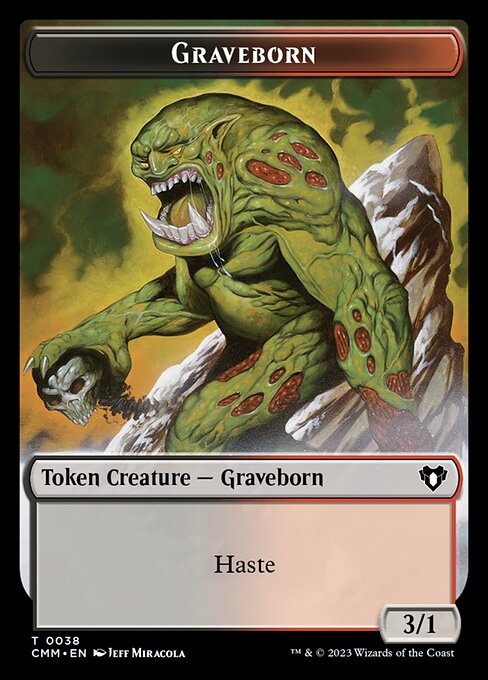 Treasure // Graveborn Double-Sided Token [Commander Masters Tokens] - The Mythic Store | 24h Order Processing