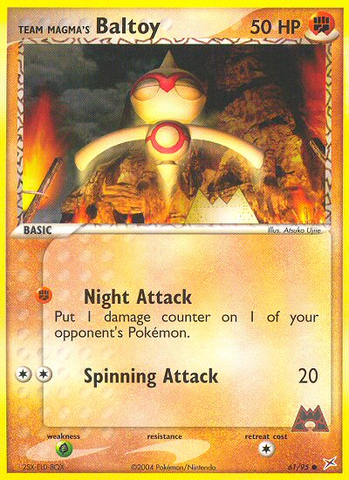 Team Magma's Baltoy (61/95) [EX: Team Magma vs Team Aqua] - The Mythic Store | 24h Order Processing