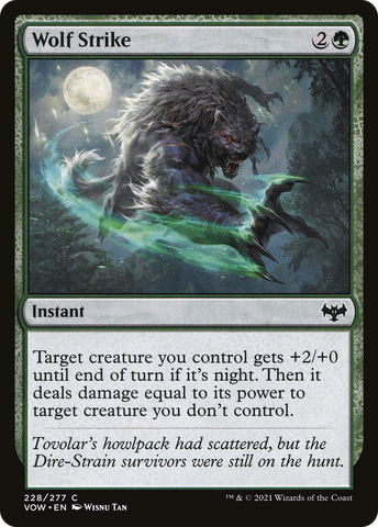 Wolf Strike [Innistrad: Crimson Vow] - The Mythic Store | 24h Order Processing