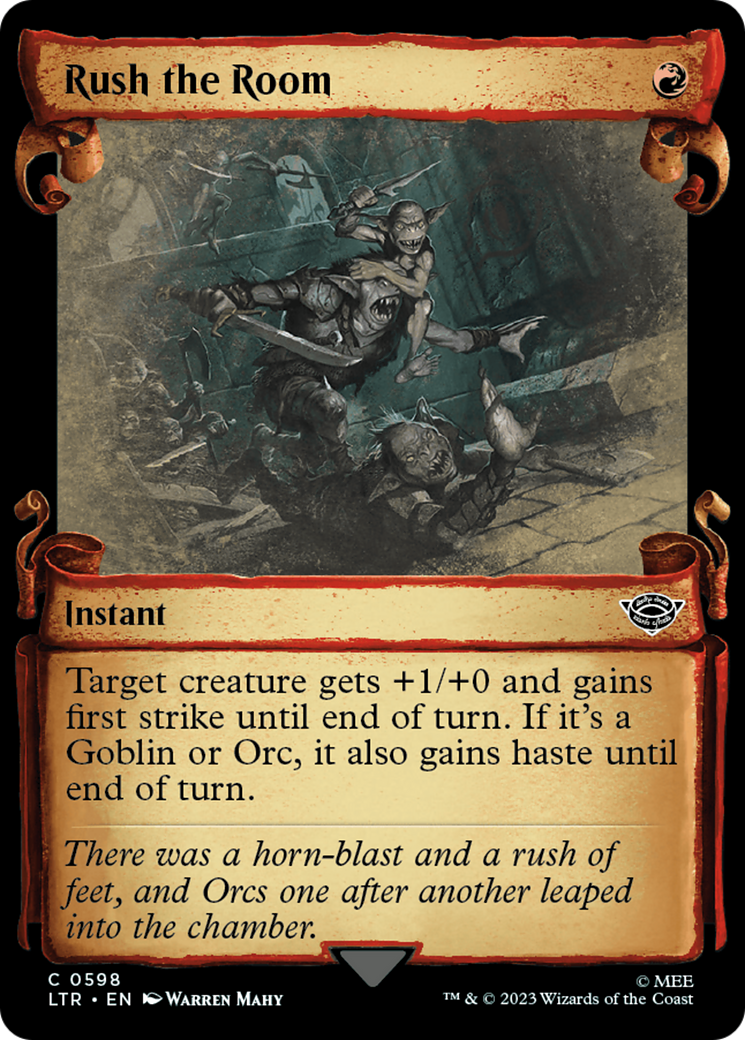 Rush the Room [The Lord of the Rings: Tales of Middle-Earth Showcase Scrolls] - The Mythic Store | 24h Order Processing