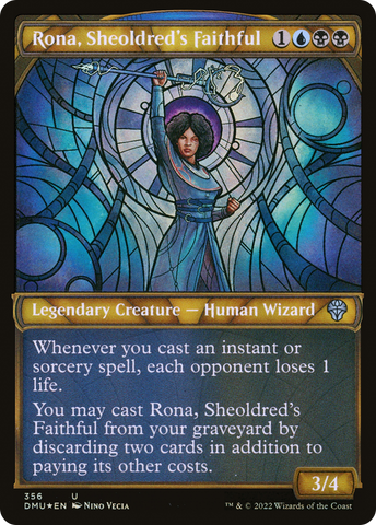 Rona, Sheoldred's Faithful (Showcase Textured) [Dominaria United] - The Mythic Store | 24h Order Processing