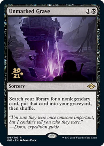 Unmarked Grave [Modern Horizons 2 Prerelease Promos] - The Mythic Store | 24h Order Processing