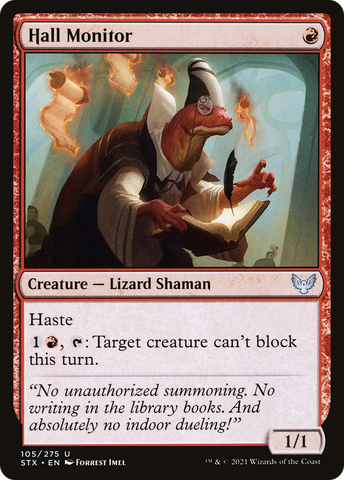 Hall Monitor [Strixhaven: School of Mages] - The Mythic Store | 24h Order Processing