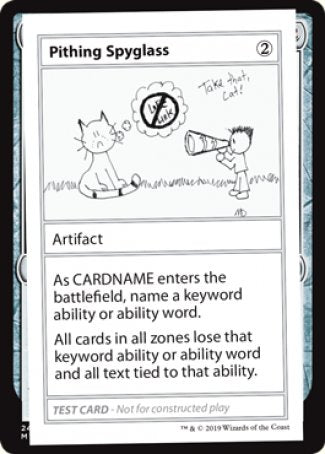 Pithing Spyglass (2021 Edition) [Mystery Booster Playtest Cards] - The Mythic Store | 24h Order Processing