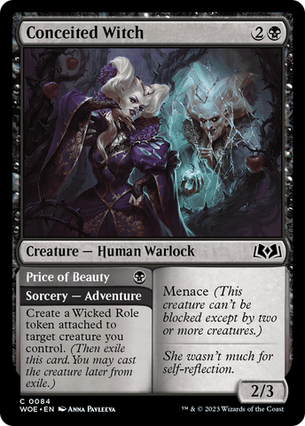Conceited Witch // Price of Beauty [Wilds of Eldraine] - The Mythic Store | 24h Order Processing