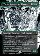 Thrun, Breaker of Silence (Borderless Manga Step-and-Compleat Foil) [Phyrexia: All Will Be One] - The Mythic Store | 24h Order Processing