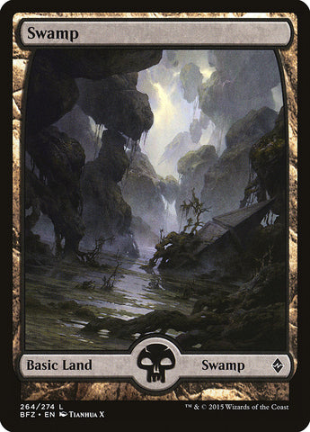 Swamp (264) (Full Art) [Battle for Zendikar] - The Mythic Store | 24h Order Processing