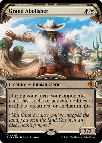 Grand Abolisher (Showcase) [Outlaws of Thunder Junction: The Big Score] - The Mythic Store | 24h Order Processing