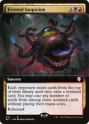 Fevered Suspicion (Extended Art) [Dungeons & Dragons: Adventures in the Forgotten Realms Commander] - The Mythic Store | 24h Order Processing