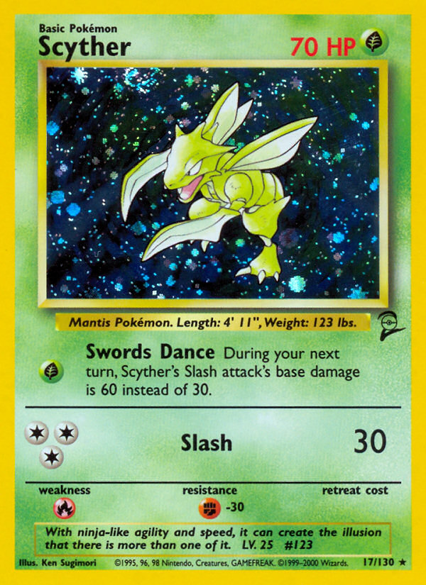 Scyther (17/130) [Base Set 2] - The Mythic Store | 24h Order Processing