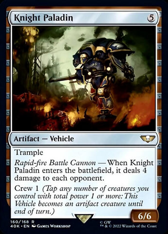 Knight Paladin (Surge Foil) [Warhammer 40,000] - The Mythic Store | 24h Order Processing