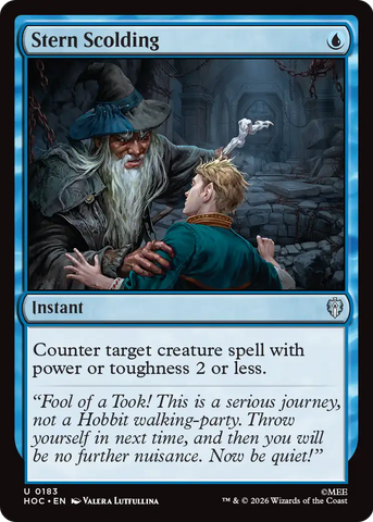 Stern Scolding [The Hobbit: Eternal-Legal]