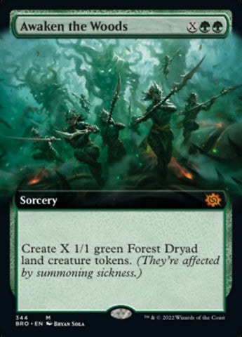 Awaken the Woods (Extended Art) [The Brothers' War] - The Mythic Store | 24h Order Processing