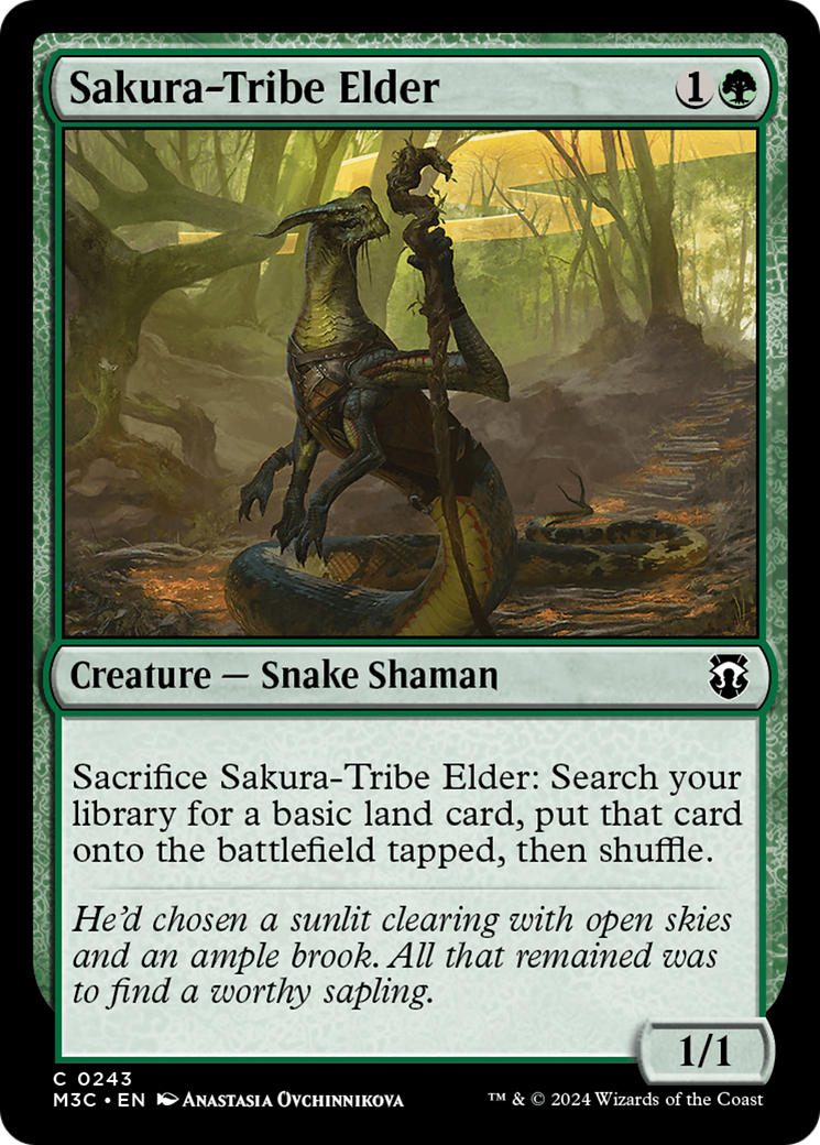 Sakura-Tribe Elder (Ripple Foil) [Modern Horizons 3 Commander] - The Mythic Store | 24h Order Processing