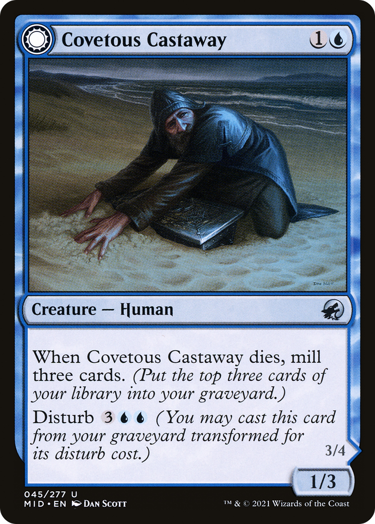 Covetous Castaway // Ghostly Castigator [Innistrad: Midnight Hunt] - The Mythic Store | 24h Order Processing