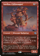 Sardian Cliffstomper (Promo Pack) [The Brothers' War Promos] - The Mythic Store | 24h Order Processing
