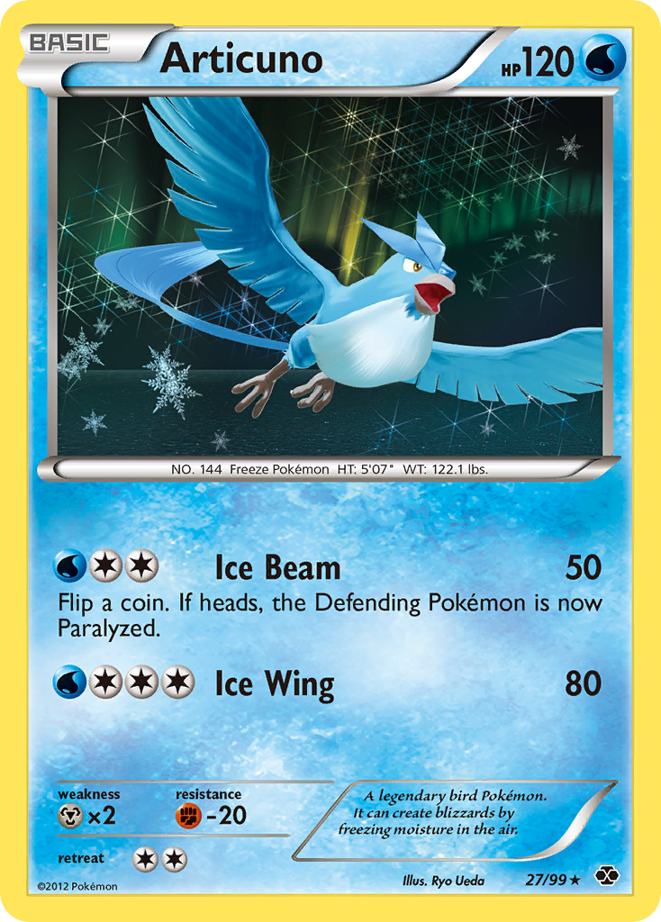 Articuno (27/99) [Black & White: Next Destinies] - The Mythic Store | 24h Order Processing