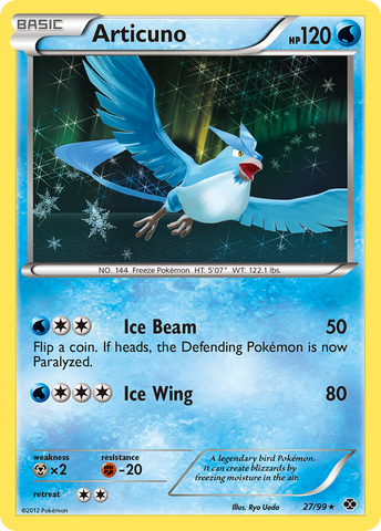 Articuno (27/99) [Black & White: Next Destinies] - The Mythic Store | 24h Order Processing