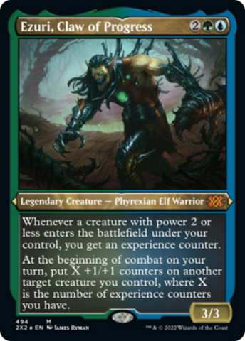 Ezuri, Claw of Progress (Foil Etched) [Double Masters 2022] - The Mythic Store | 24h Order Processing