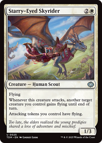 Starry-Eyed Skyrider [Tarkir: Dragonstorm] - The Mythic Store | 24h Order Processing