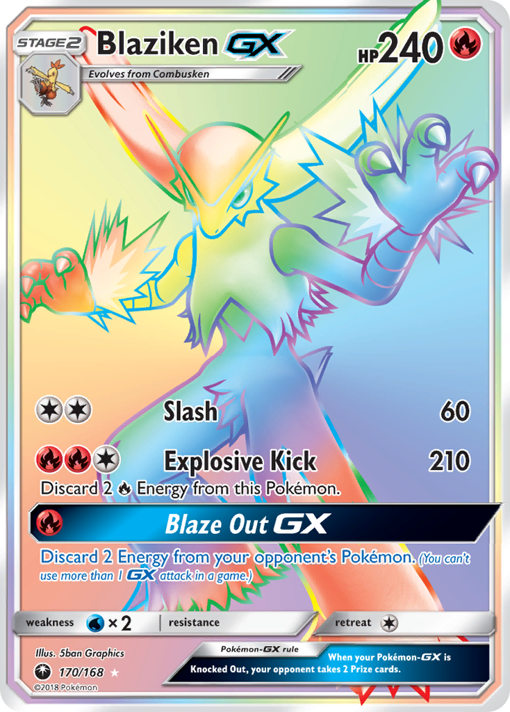 Blaziken GX (170/168) [Sun & Moon: Celestial Storm] - The Mythic Store | 24h Order Processing