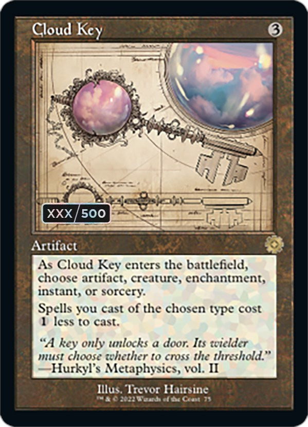 Cloud Key (Retro Schematic) (Serialized) [The Brothers' War Retro Artifacts] - The Mythic Store | 24h Order Processing