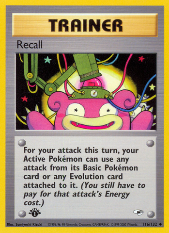 Recall (116/132) [Gym Heroes 1st Edition] - The Mythic Store | 24h Order Processing