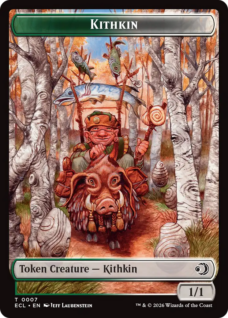 Elf // Kithkin (0007) Double-Sided Token [Lorwyn Eclipsed Tokens] - The Mythic Store | 24h Order Processing